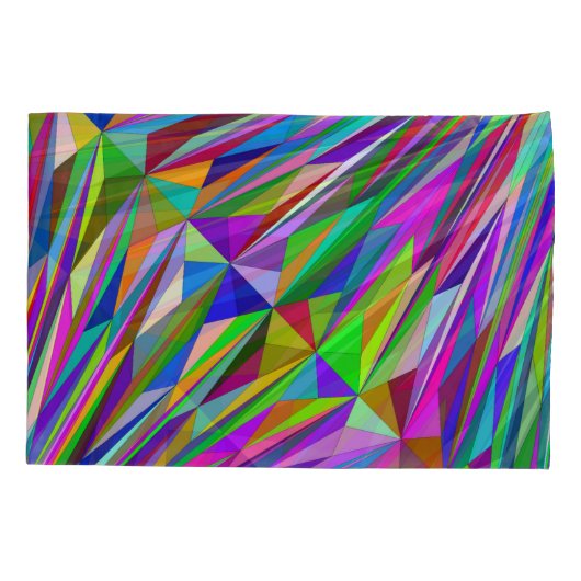 Abstracte diamant kussensloop (Achterkant-Links)