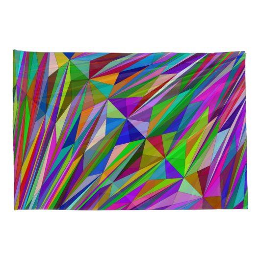 Abstracte diamant kussensloop (Achterkant-Rechts)