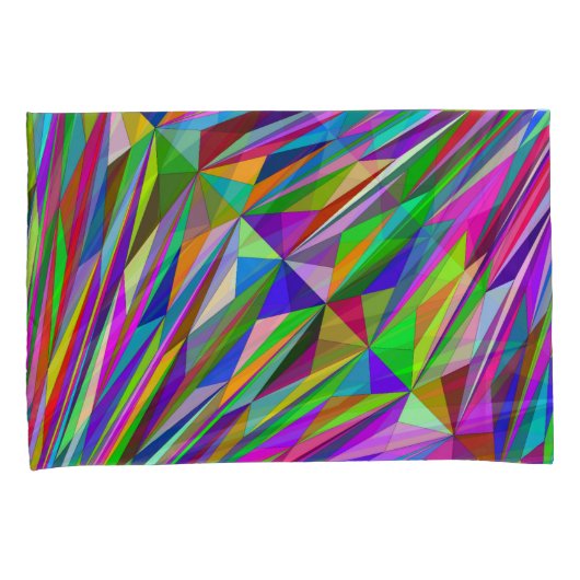 Abstracte diamant kussensloop (Voorkant-Rechts)