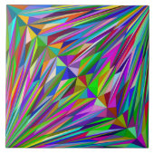 Abstracte diamant tegeltje (Voorkant)