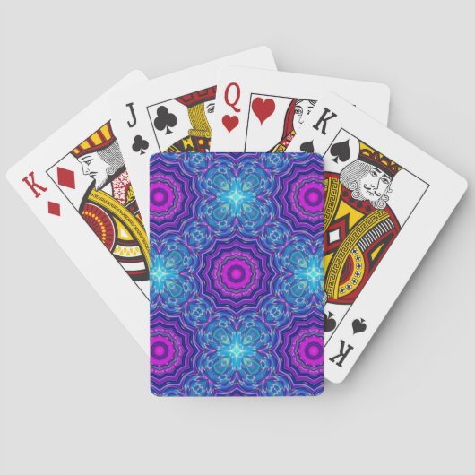Abstracte diamanten pokerkaarten (Achterkant)