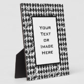 Abstracte diamanten (zwart/wit) fotoplaat (Zijkant)