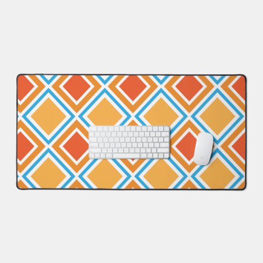 Abstracte diamantgeometrie bureaumat (Keyboard & Muis)