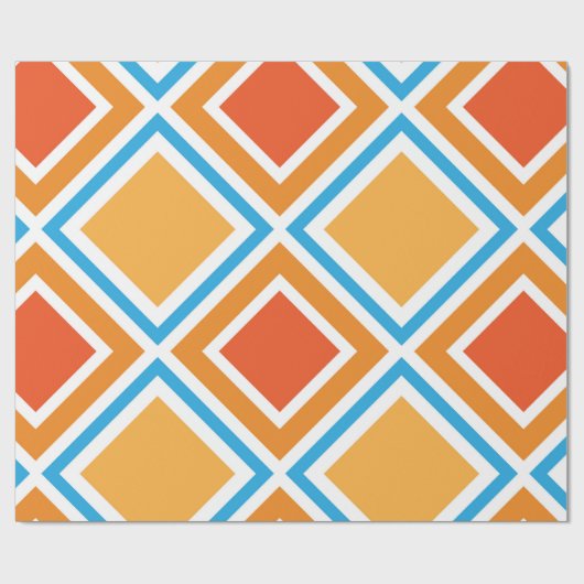 Abstracte diamantgeometrie cadeaupapier (Vlak)