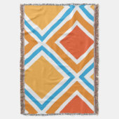 Abstracte diamantgeometrie deken (Voorkant Verticaal)