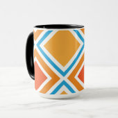 Abstracte diamantgeometrie mok (Voorkant links)