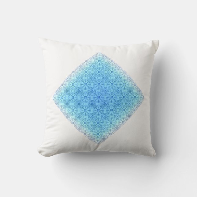 Abstracte diamantworp kussen (Voorkant)