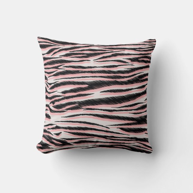 Abstracte dierenhuid naadloze print kussen (Voorkant)
