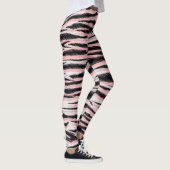 Abstracte dierenhuid naadloze print leggings (Rechts)