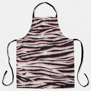 Abstracte dierenhuid naadloze print schort