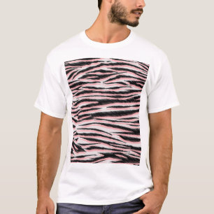 Abstracte dierenhuid naadloze print t-shirt