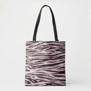 Abstracte dierenhuid naadloze print tote bag