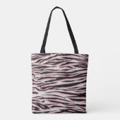 Abstracte dierenhuid naadloze print tote bag (Achterkant)