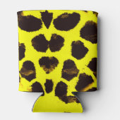 Abstracte Dierenprint Leopard Waterverf Blikjeskoeler (Achterkant)
