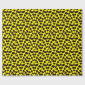 Abstracte Dierenprint Leopard Waterverf Cadeaupapier (Vlak)