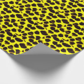Abstracte Dierenprint Leopard Waterverf Cadeaupapier (Hoek)
