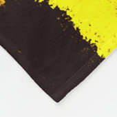 Abstracte Dierenprint Leopard Waterverf Fleece Deken (Hoek)