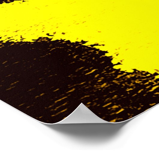 Abstracte Dierenprint Leopard Waterverf Poster (Hoek)