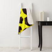 Abstracte Dierenprint Leopard Waterverf Sherpa Deken (In situ)