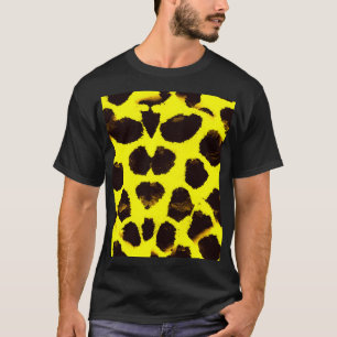 Abstracte Dierenprint Leopard Waterverf T-shirt