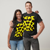 Abstracte Dierenprint Leopard Waterverf T-shirt (Unisex)