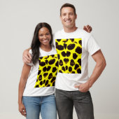 Abstracte Dierenprint Leopard Waterverf T-shirt (Unisex)