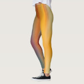 Abstracte Digitale Bikleur Gradient Art Leggings (Links)