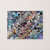 Abstracte digitale desktop 2 legpuzzel (Horizontaal)