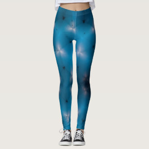 Abstracte digitale elektronica grafische kunst leggings