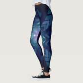 Abstracte digitale elektronica grafische kunst leggings (Links)
