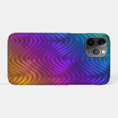 Abstracte Digitale Golven Zure Psychedelische Ontw Case-Mate iPhone Case (Achterkant (horizontaal))