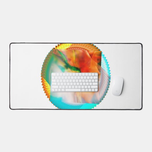 Abstracte digitale kunst bureaumat (Keyboard & Muis)