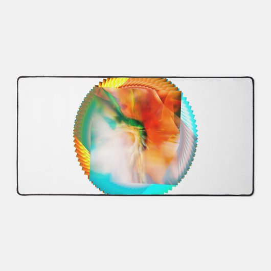 Abstracte digitale kunst bureaumat (Voorkant)