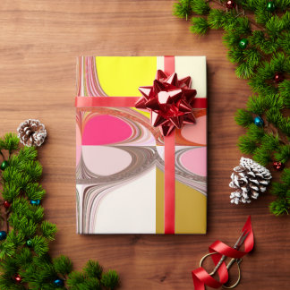 abstracte digitale kunst cadeaupapier