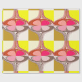 abstracte digitale kunst cadeaupapier (Vlak)