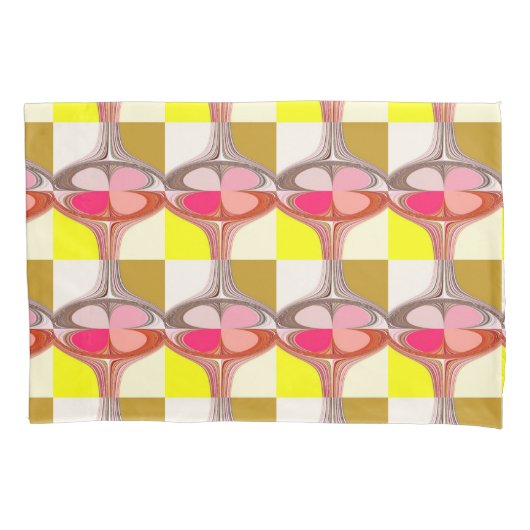 abstracte digitale kunst kussensloop (Voorkant)