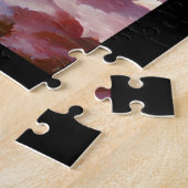 Abstracte digitale kunst onder Amerikaanse vlag Legpuzzel (Zijkant)