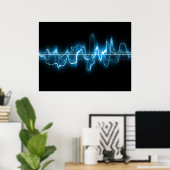 Abstracte digitale kunst poster (Thuiskantoor)