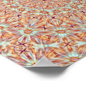 Abstracte digitale kunst poster (Hoek)