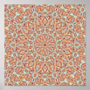 Abstracte digitale kunst poster