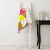 abstracte digitale kunst sherpa deken (In situ)