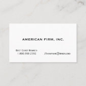 Abstracte digitale regenbooggolf visitekaartje (Achterkant)