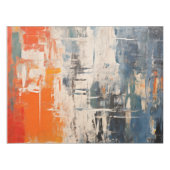 Abstracte Digitale Schildering Chromatische Kruisp Tafelkleed (Voorkant (Horizontaal))