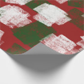 Abstracte digitale spons schilderij vakantie kerst cadeaupapier (Hoek)