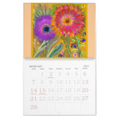 ABSTRACTE DIGITALE-STROOMkalender Kalender (Feb 2027)