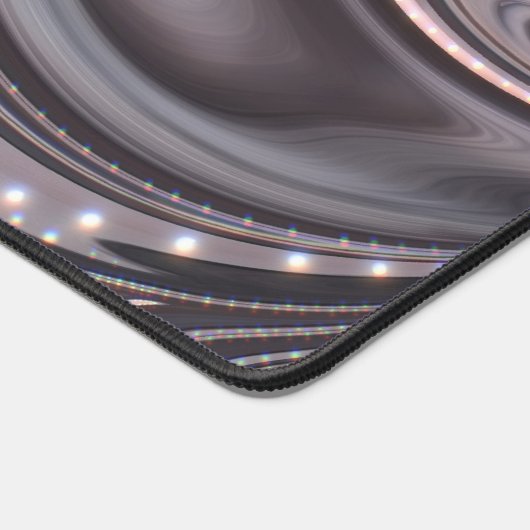 Abstracte Dimensie Roze Pastel Glow Bureaumat (Hoek)