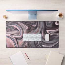 Abstracte Dimensie Roze Pastel Glow Bureaumat