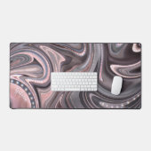 Abstracte Dimensie Roze Pastel Glow Bureaumat (Keyboard & Muis)