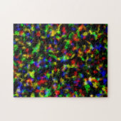 Abstracte Disco Foil Jigzaag Puzzle Legpuzzel (Horizontaal)