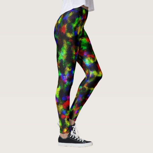 Abstracte Disco Folie Leggings (Rechts)